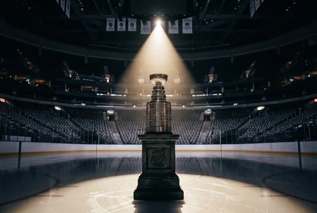 Apuestas de futuros en la NHL con mercados de Stanley Cup y trofeos