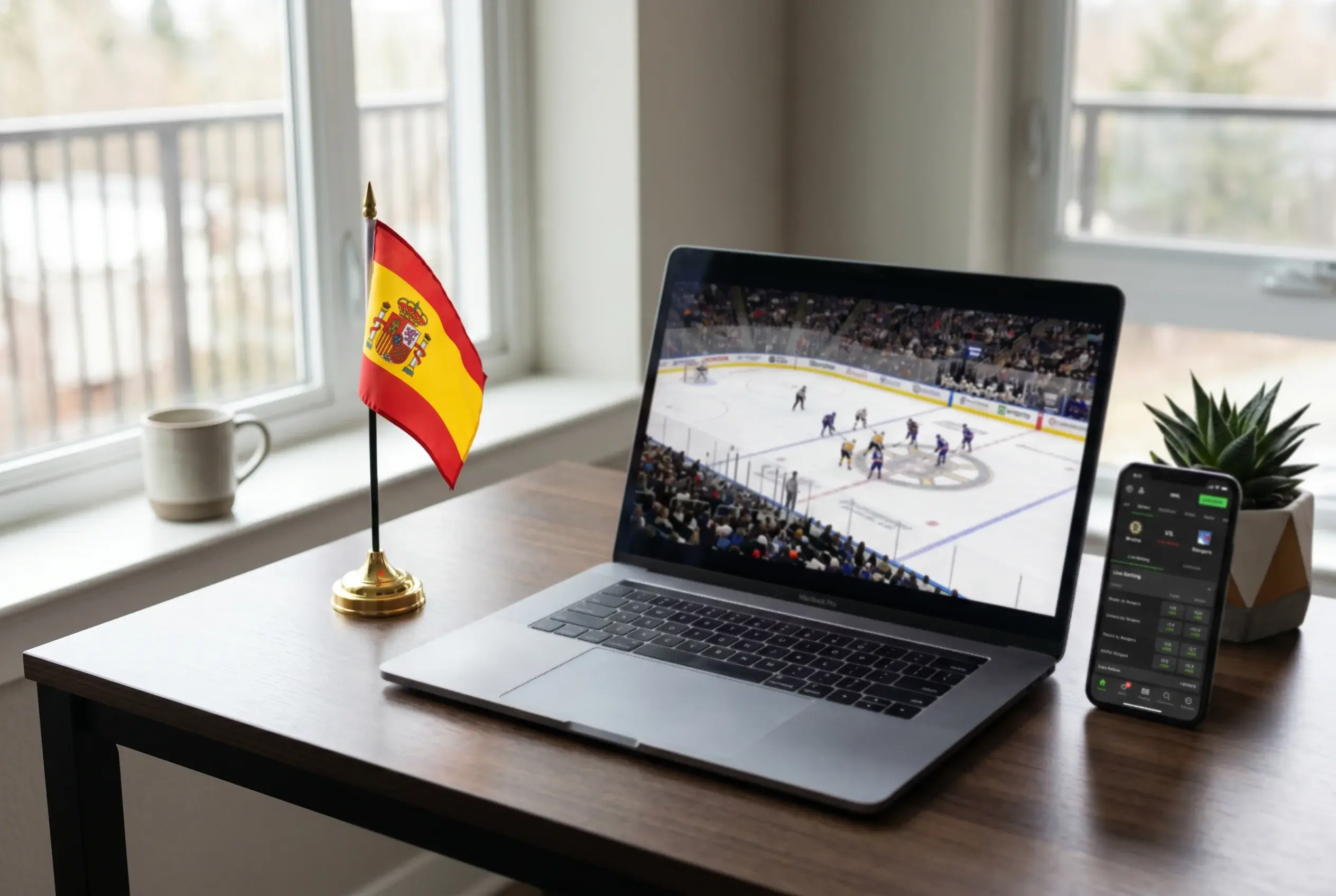 Cómo apostar en la NHL desde España con tutorial paso a paso