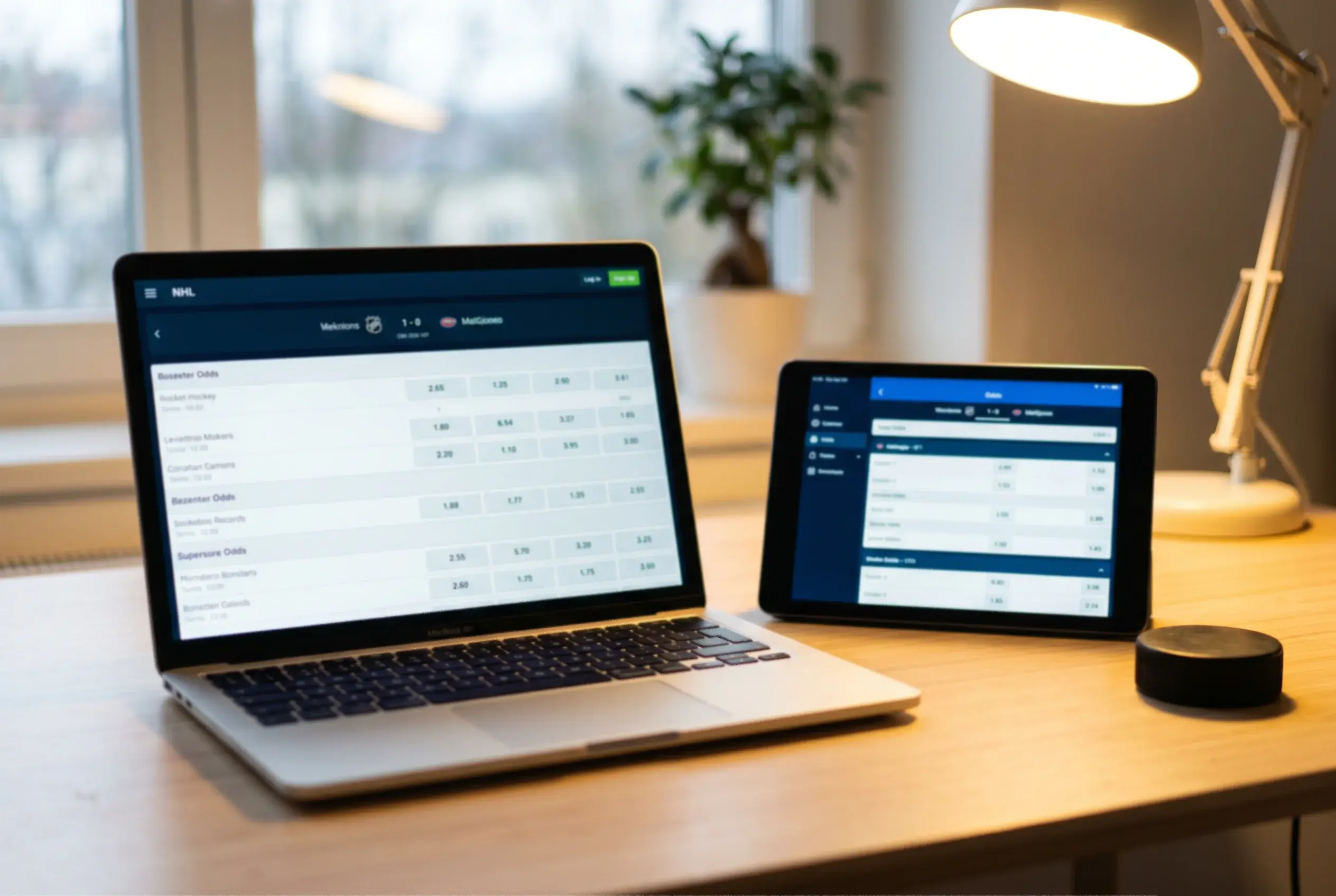 Comparador de cuotas NHL en España con line shopping para maximizar valor