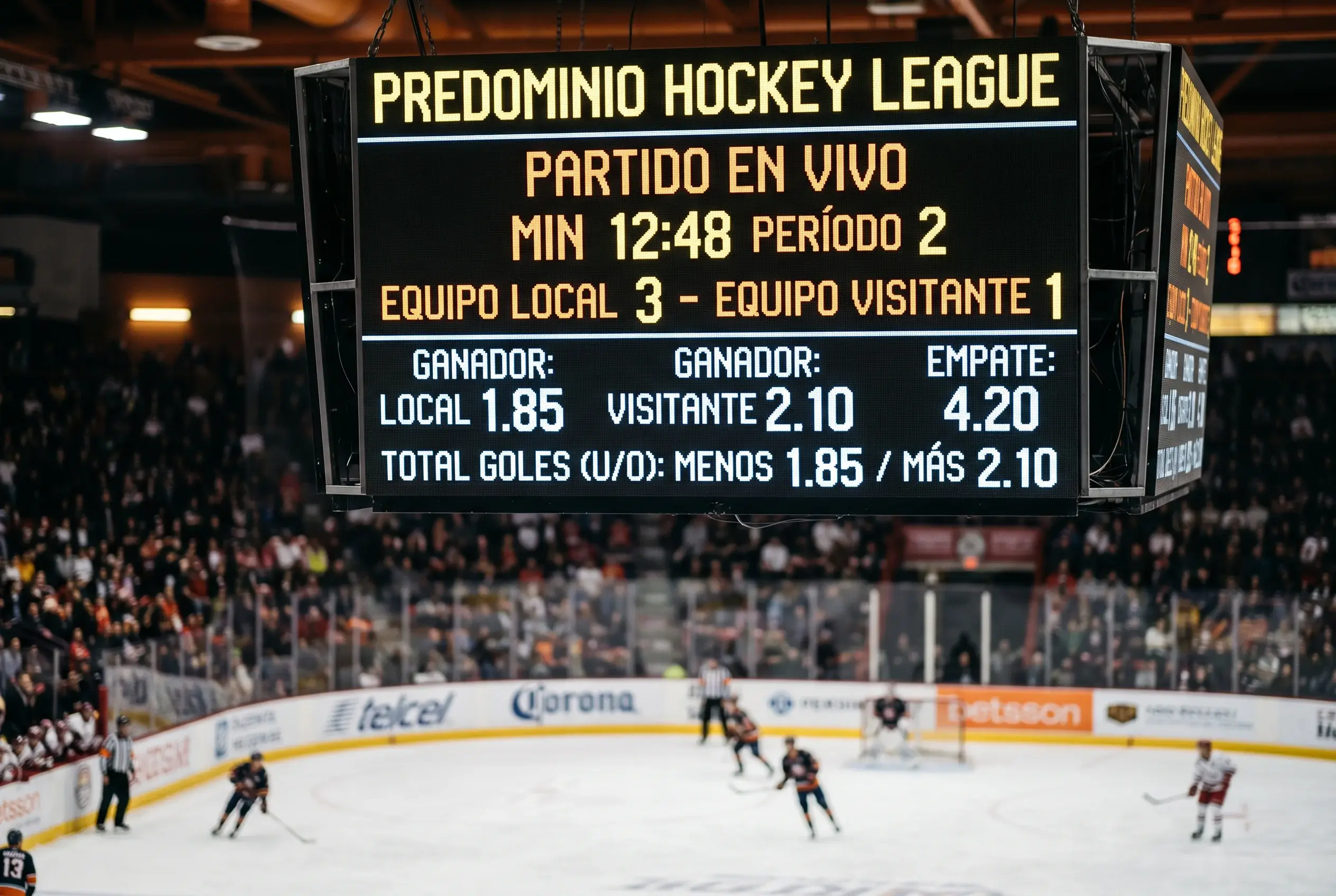 Cómo leer cuotas de la NHL con formatos decimal y americano y probabilidad implícita