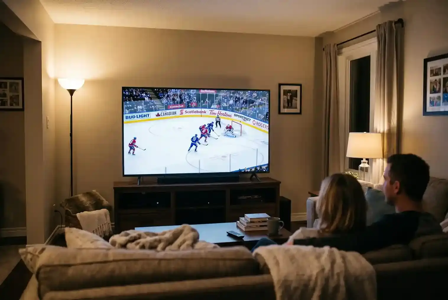 Publicidad de apuestas en retransmisiones NHL con estudio de saturación