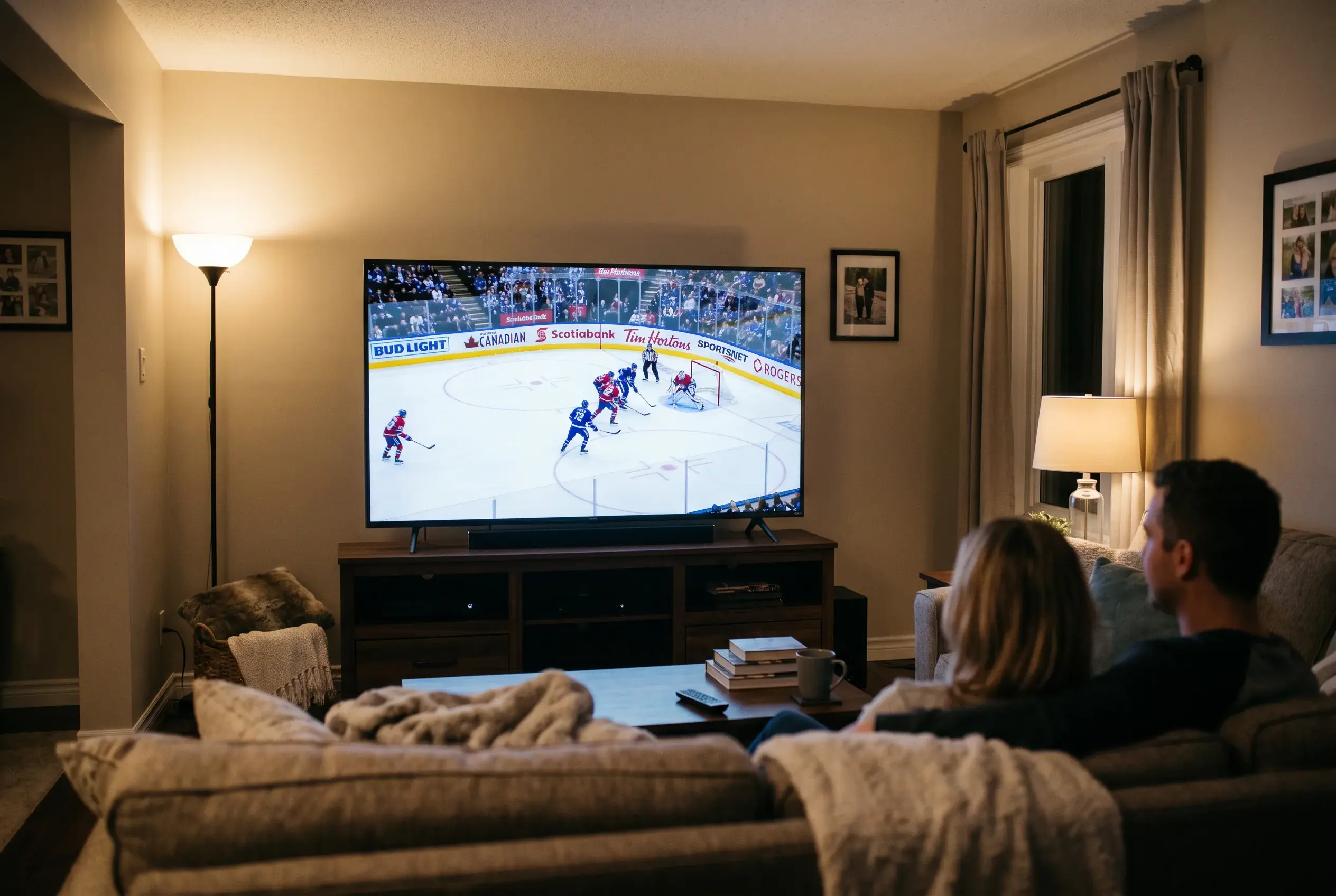 Publicidad de apuestas en retransmisiones NHL con estudio de saturación